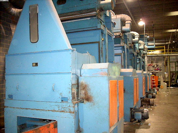 SCHIRP Tearing Machine, 1.5 meter x 6 cylinder.
